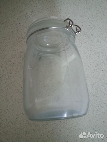 Банка с крышкой Korken (1л.) (IKEA) (Новая)