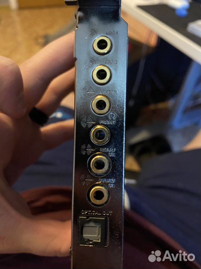 Звуковая карта sound blaster audigy rx