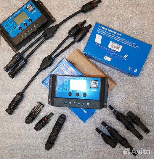 Кабели для солнечных панелей*контроллер*коннектор