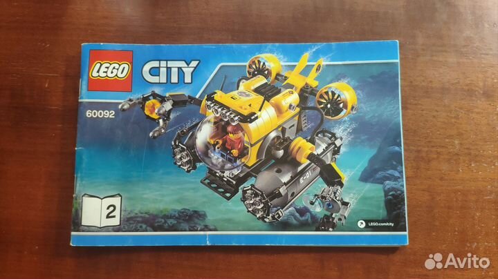 Lego city 60092 Глубоководная подводная лодка