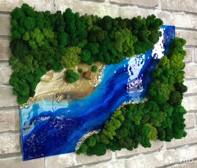 Картина и Панно из мха на заказ