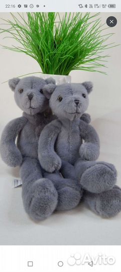 Мишка талисман на удачу. Мягкая игрушка для папы