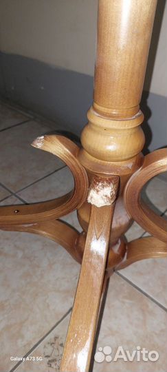 Вешалка напольная деревянная 5 рожковая б.у