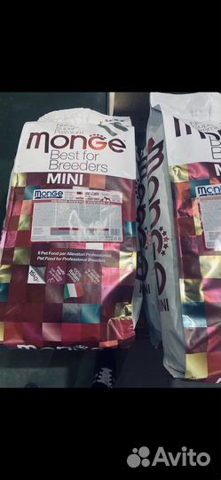 Сухой корм Монж Monge для собак 15кг