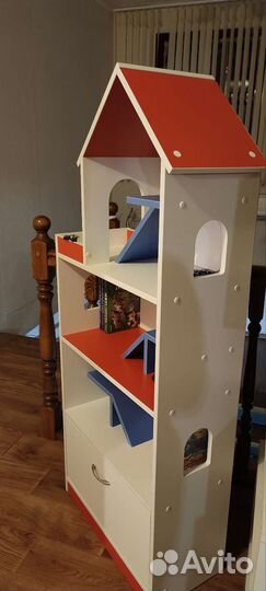 Кукольный домик стелаж