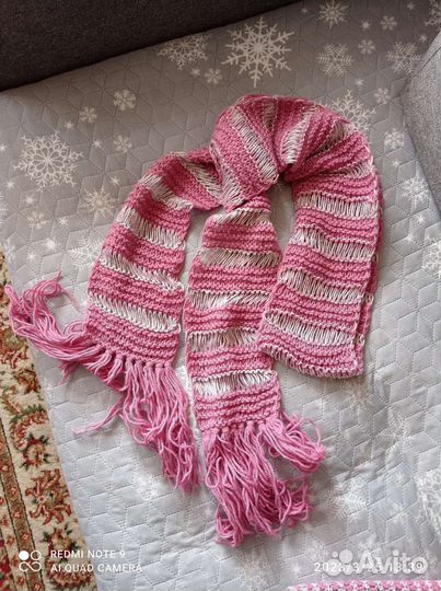 Комплект на весну. Шапка и шарф