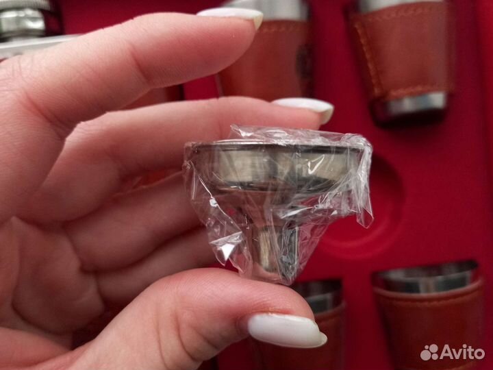 Фляга стопки воронка набор подарочный новый