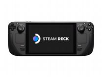 Игровая приставка Steam Deck 64 гб черная