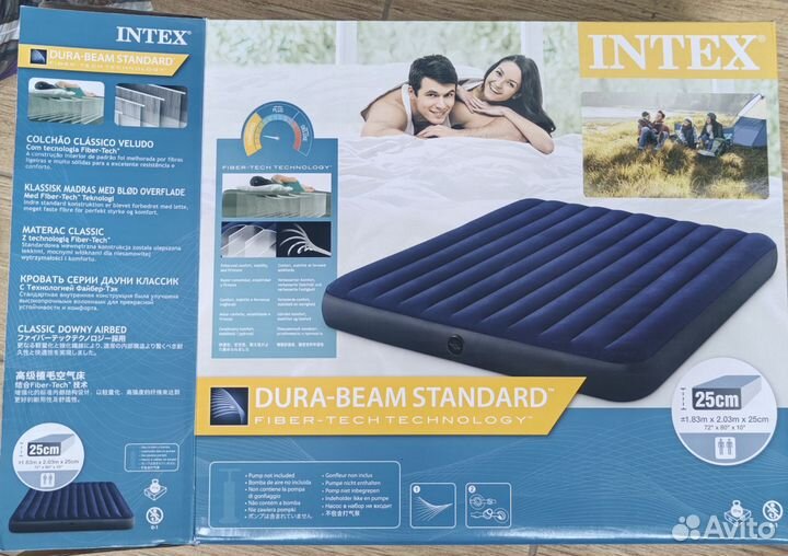 Матрас надувной Intex