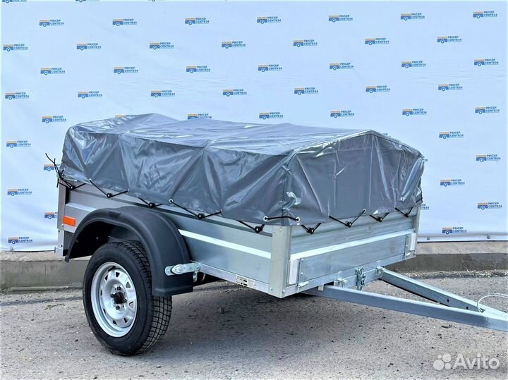 Прицеп 1,7 х1,3м Самосвал Борт 30см Рама Цинк