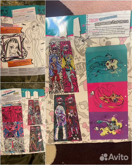 Плакаты постеры монстр хай barbie барби ранетки