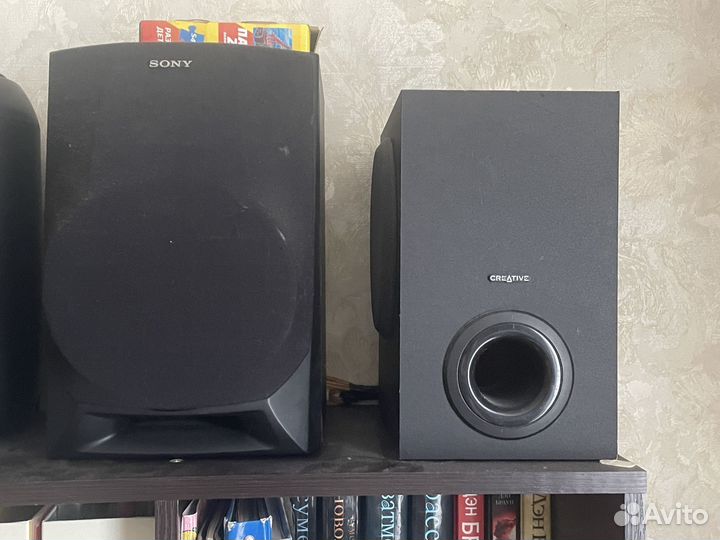 Сабвуфер и колонки