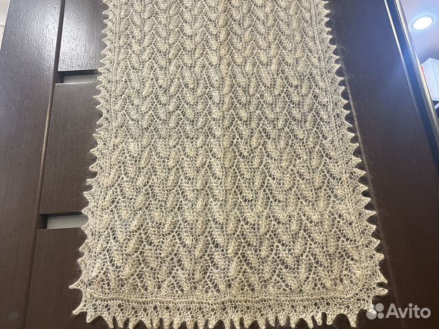 Палантин белый