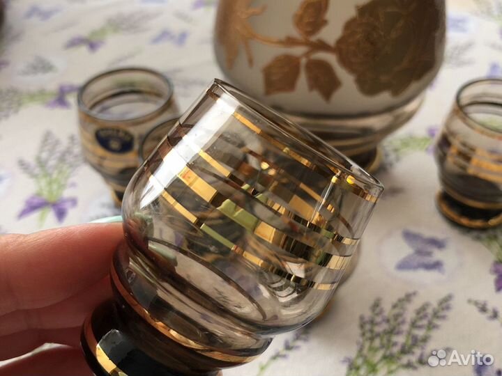 Набор для ликера или коньяка, bohemia