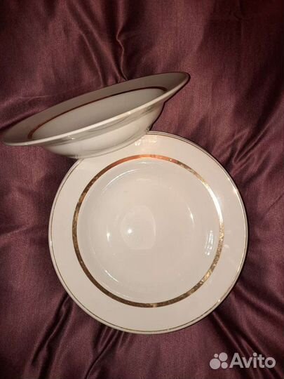 Глубокие суповые тарелки 12 штук