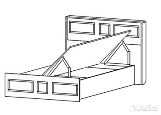 Кровать Конго 1200