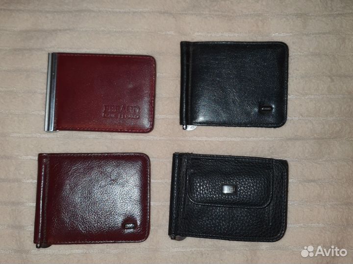 Зажим для денег кожа