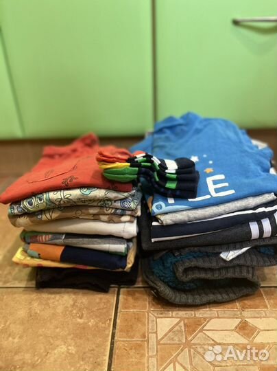 Вещи пакетом на мальчика 80 86 92
