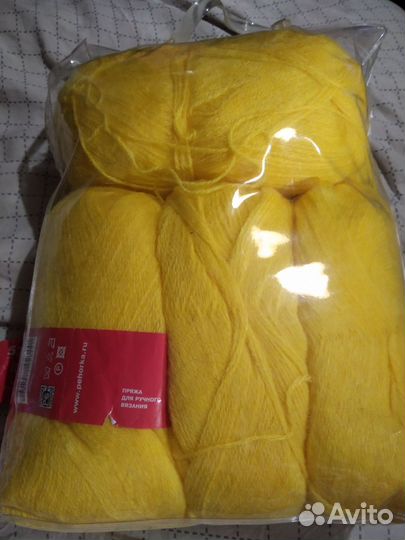 Пряжа мохеровая Пехорка (шерсть козы) 5 шт