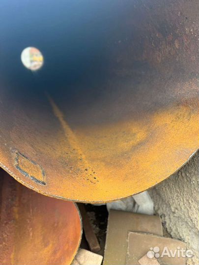 Труба металлическая 820, 630 мм