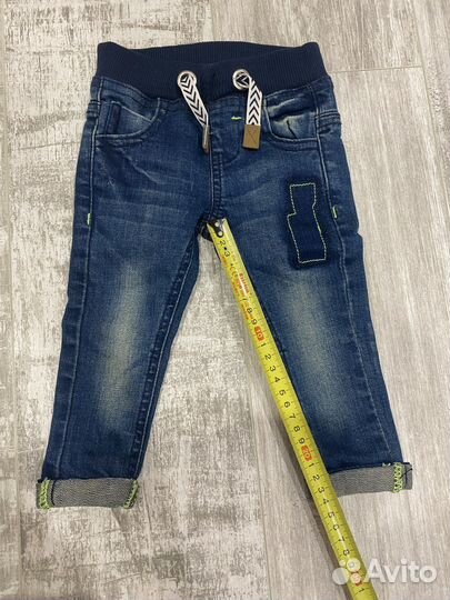 Джинсы новые 74-80