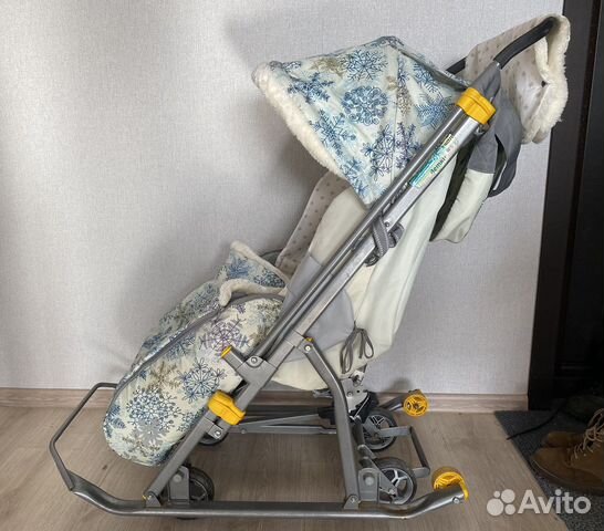 Детские санки коляска