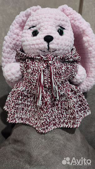 Мягкая игрушка заяц