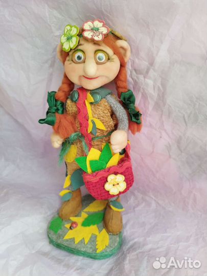 Интерьерная кукла ручной работы