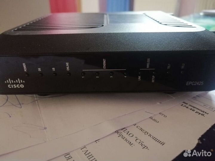 Wi fi роутер cisco epc2425