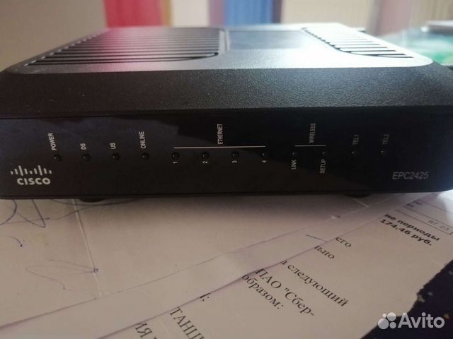 Wi fi роутер cisco epc2425