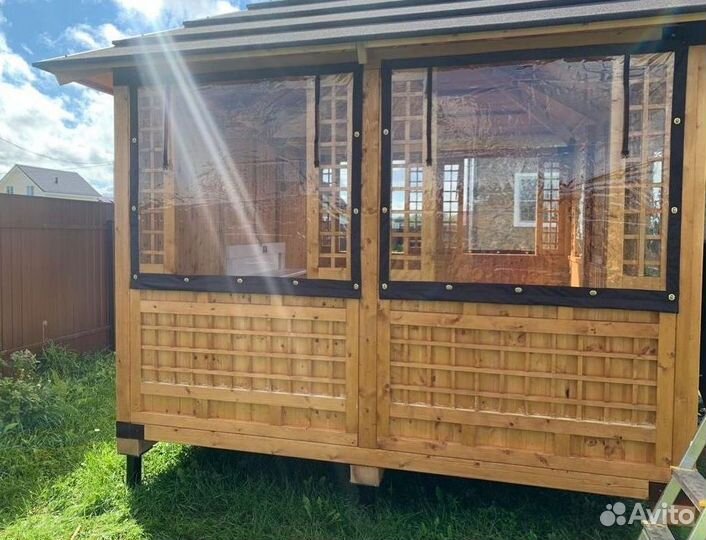 Мягкие окна под ключ