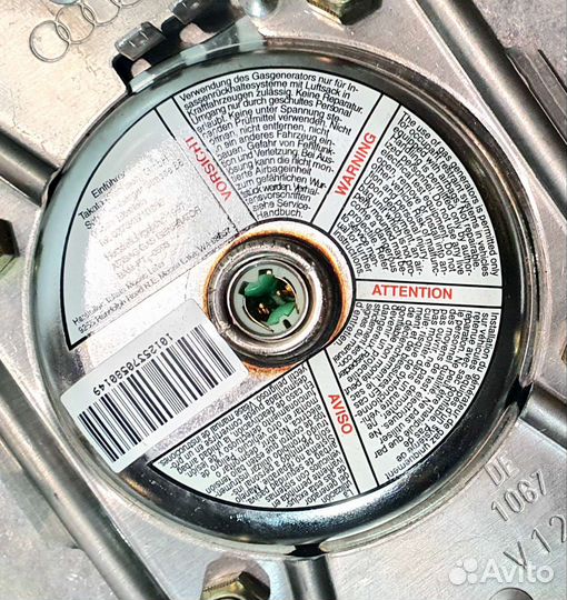 Подушка безопасности водителя Audi A6 C5