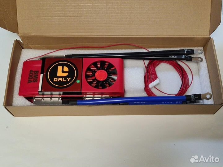 Плата контроля BMS lifepo4 16S 48V 400A Fan