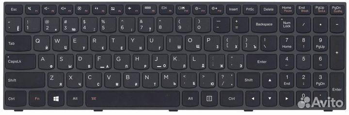 Клавиатура Lenovo IdeaPad Flex Z50-70 с подсветкой