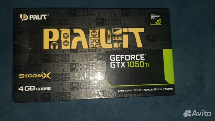 Видеокарта Palit GeForce GTX 1050 Ti StormX