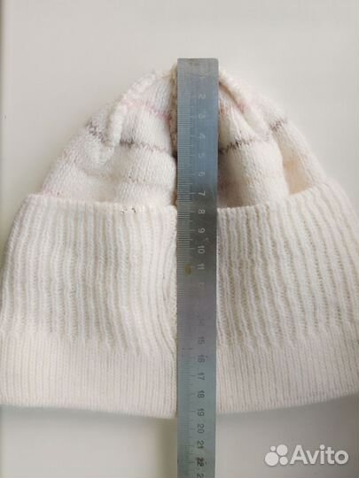 Шапка зимняя шерстяная двухслойная