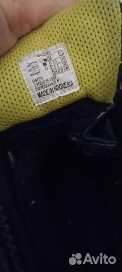 Ботинки зимние для мальчика 35 ecco