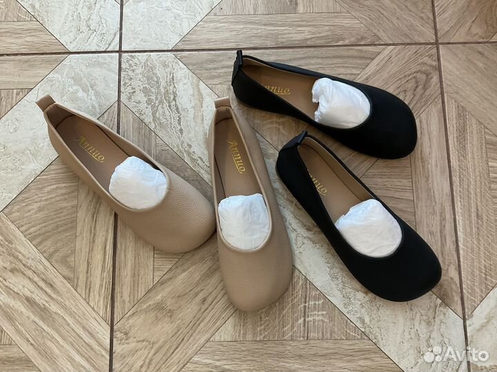 Босоногие балетки новые