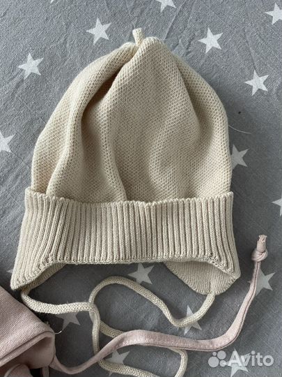 Шапочки для девочки демисезонные