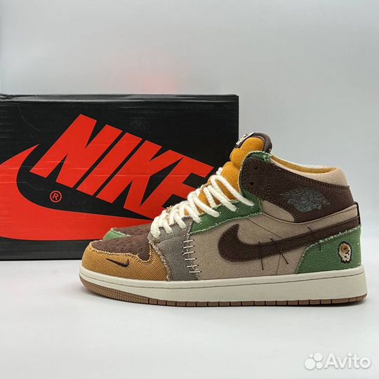 Nike Air Jordan 1 x Zion Williamson voodoo (с мехо