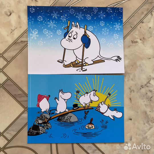 Набор открыток Муми-тролли 19 штук