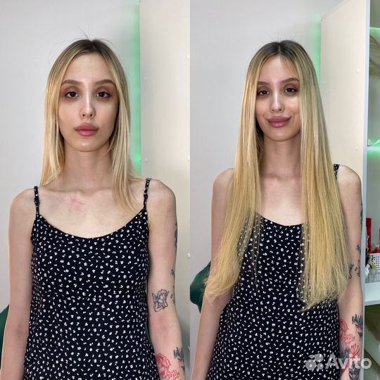 Наращивание волос (афронаращивание)