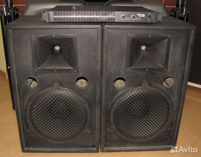 Колонки FA 1000W Pro-112 Усилитель звука Recordio