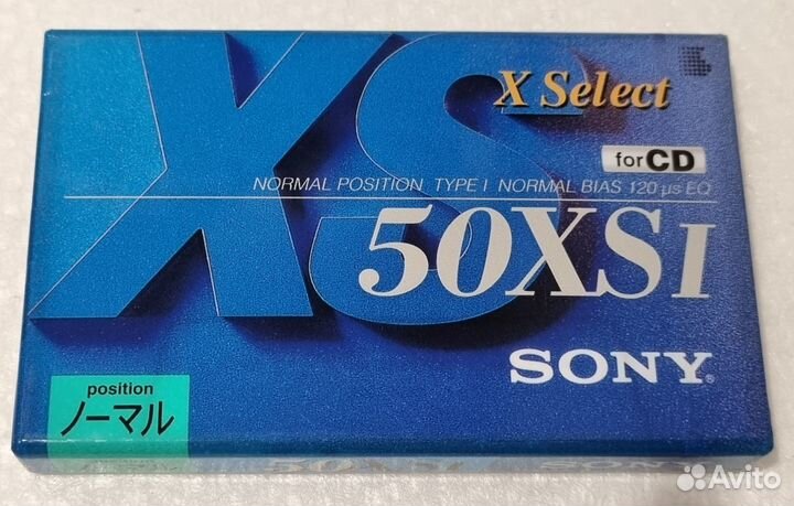 Sony XSI 50 Аудиокассета Японский рынок