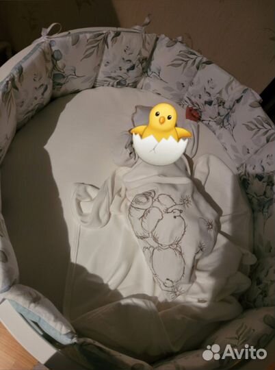 Детская кроватка круглая