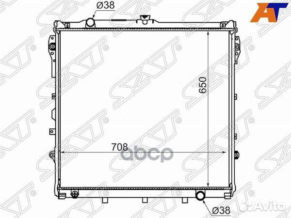 Радиатор Toyota Sequoia 07-17 / Tundra 06-22