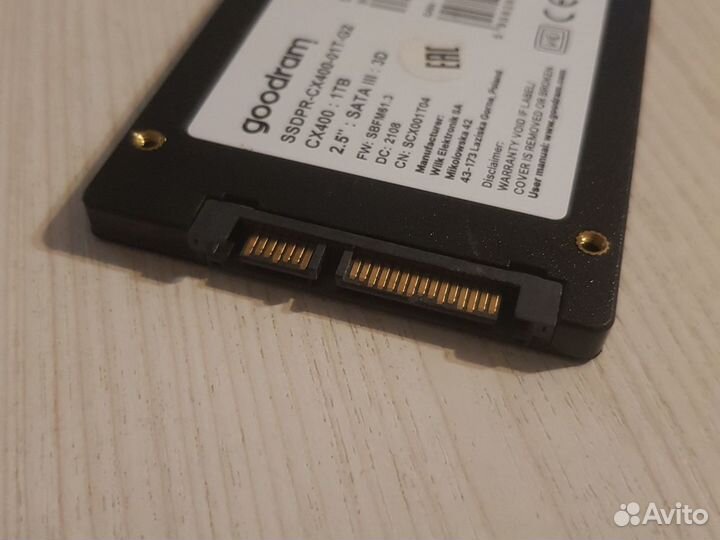 Ssd SATA 2.5 1tb goodram