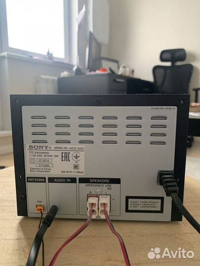 Sony home audio system cmt-s20