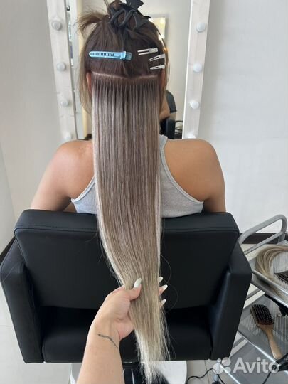 Наращивание волос микро и нано капсулы