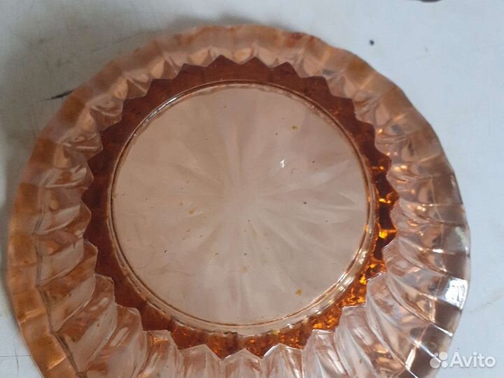 Ваза цветное стекло СССР